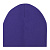 Шапка демисезонная однотонная трикотажная сиреневая