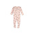 Комбинезон Lanson Kids со ступней принт надписи розовый