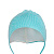 Шапка PriKinder с завязками мятная 