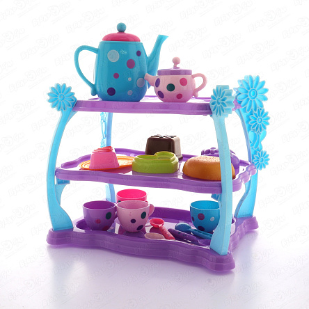 Набор посуды Lanson Toys со столиком для гостей - фото 360