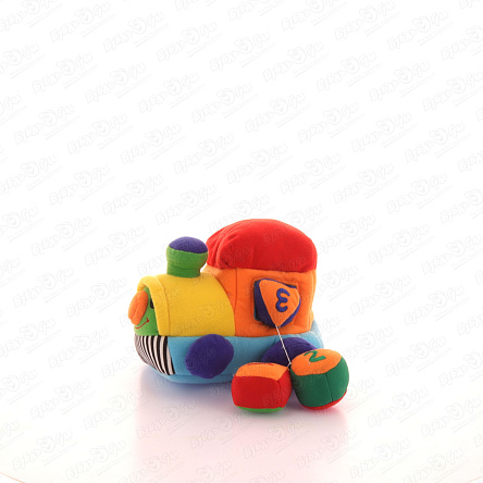 Игрушка BUBURU Baby Паровозик мягкая с развивающими элементами - фото 360
