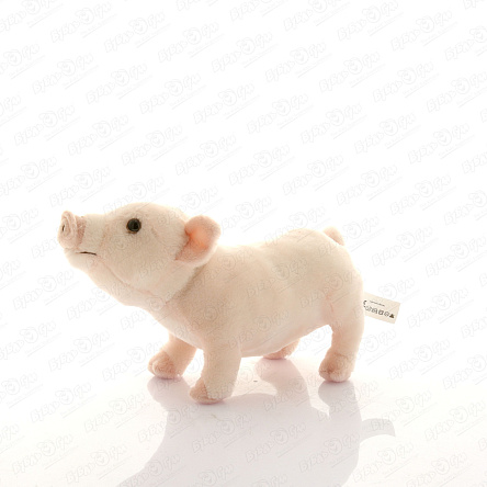 Игрушка мягкая Поросёнок розовый 20см - фото 360