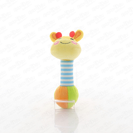 Погремушка-пищалка Жирафики Жираф мягкая  - фото 360