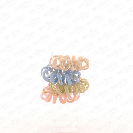 Резинки-пружинки Lilly & Mia нежные цвета с золотыми пятнами - фото 360