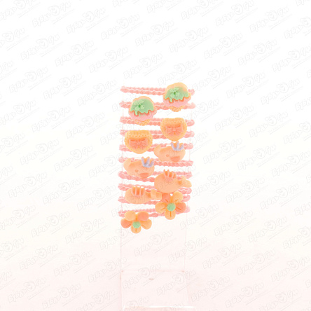 Набор резинок Lilly&Mia Фрукты и зверята  - фото 360