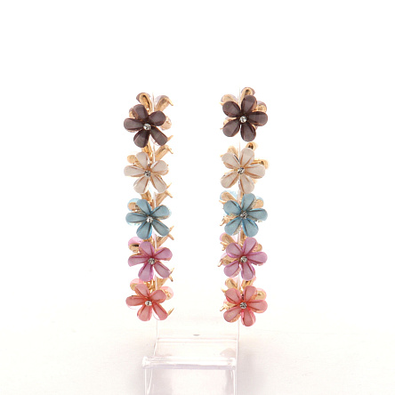 Крабики Сверкающие цветочки 10шт - фото 360