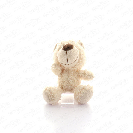 Игрушка мягкая Веселые зверята Мишка белый 20см - фото 360