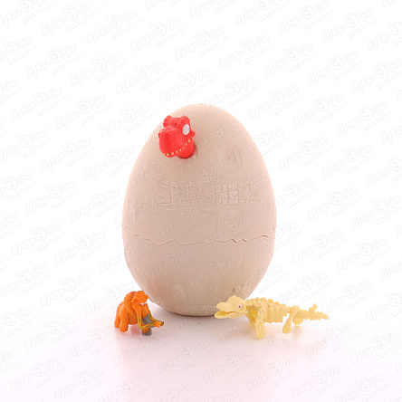 Игрушка-яйцо ZURU Smashers Dino Island с фигуркой и слаймом в ассортименте - фото 360