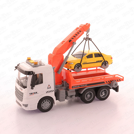 Эвакуатор с машинкой Lanson Toys со световым и звуковым сопровождение - фото 360