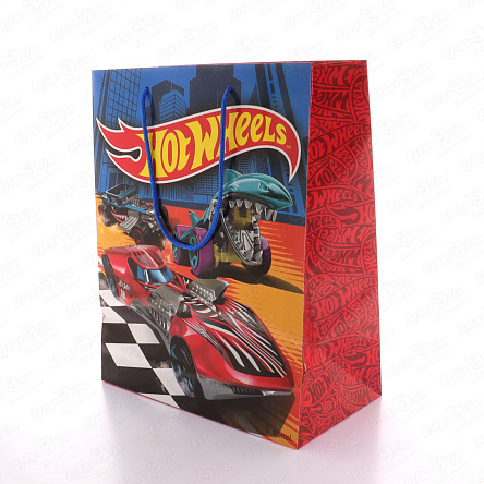 Пакет подарочный Hot Wheels 26х32см - фото 360