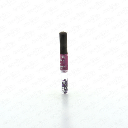 Лак для ногтей LUKKY со стразами и ручкой для дизайна ногтей тёмно-малиновый - фото 360