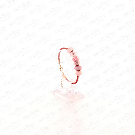 Раскопки Бусины для браслета розовые 6шармов  - фото 360