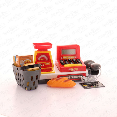 Набор игровой Lanson Toys Касса функциональная с корзиной продуктов - фото 360