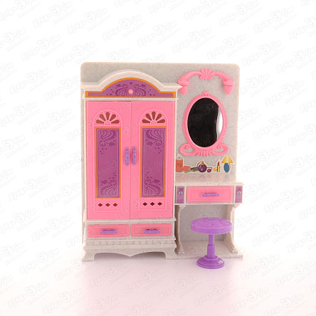 Мебель для куклы Lanson Toys Шкаф и трюмо - фото 360