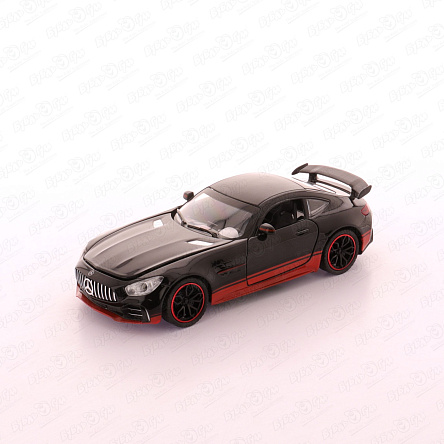 Модель авто Lanson Toys Mercedes GTR черно-красная 1:24 20см с 6лет - фото 360