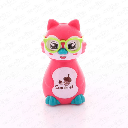 Игрушка заводная Белка в очках в ассортименте - фото 360