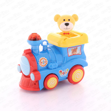 Игрушка Lanson Toys Паровозик с мишкой со световыми и звуковыми эффектами с 3лет - фото 360