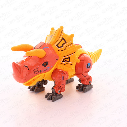 Робот-трицератопс Lanson Toys интерактивный со светом и звуком на батарейках в ассортименте - фото 360