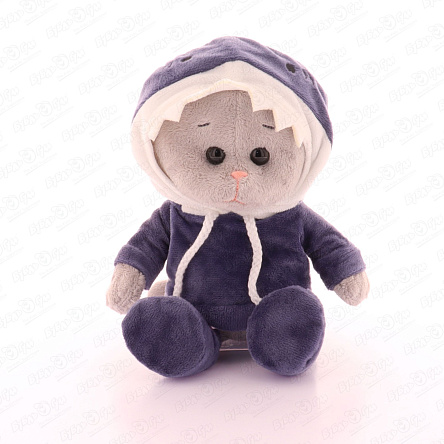 Игрушка мягкая Кот Колбаскин в костюме в виде акулы 23 см - фото 360