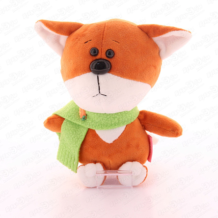 Игрушка мягкая Chupiki Лисенок Марси с ярким зеленым шарфом 20см - фото 360