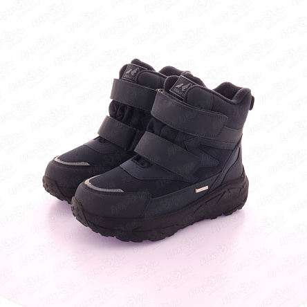 Сапоги TIBURON с мембраной утепленные на липучках темно-синие  - фото 360