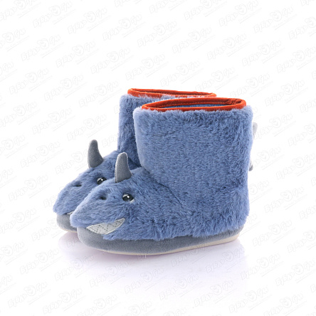 Сапожки Pasito домашние Акула синие - фото 360