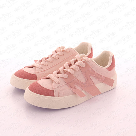 Кроссовки Barbaris пастельно-розового цвета - фото 360