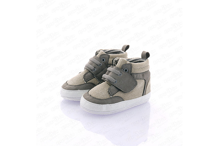 Пинетки Pasito текстильные хаки - фото 360