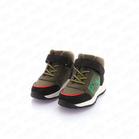 Ботинки Pasito с надписью Roar с рисунком сетка хаки - фото 360