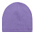 Шапка трикотажная однотонная сиреневая