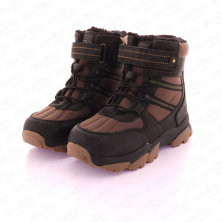 Сапоги Tiburon зимние на липучке и шнуровке с фиксатором разноцветные - фото 360