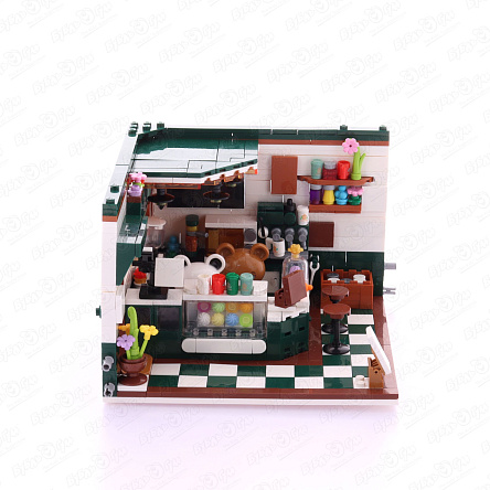 Конструктор Lanson Toys Кофейня Медвежонка со световыми эффектами 527дет с6лет - фото 360