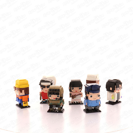 Конструктор фигурки городские профессии 92-108эл в ассортименте  - фото 360