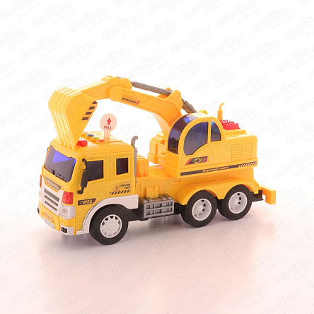 Машина Lanson Toys Экскаватор фрикционная со светом и звуком - фото 360