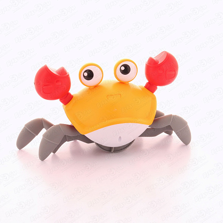 Игрушка Lanson Toys краб интерактивный обходящий препятствия световые и звуковые эффекты - фото 360