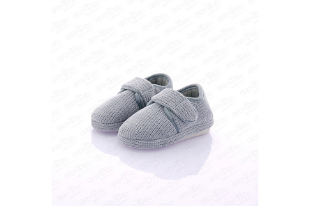 Тапочки Pasito вязаные голубые - фото 360