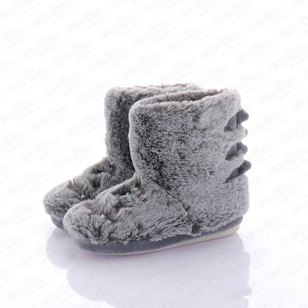 Сапожки Pasito домашние Динозаврик серые  - фото 360