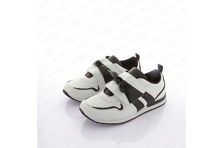 Полуботинки Barbaris черно-белые - фото 360