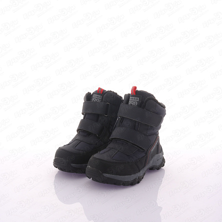 Сапоги сноубутсы Pasito утепленные на двойной липучке темно-синие - фото 360