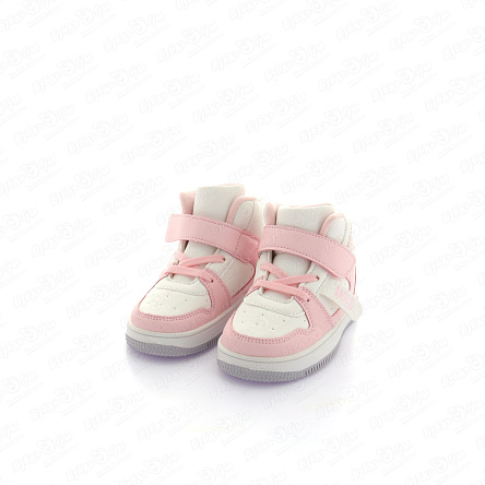 Ботинки Pasito с декоративным ярлыком на липучке розовые - фото 360