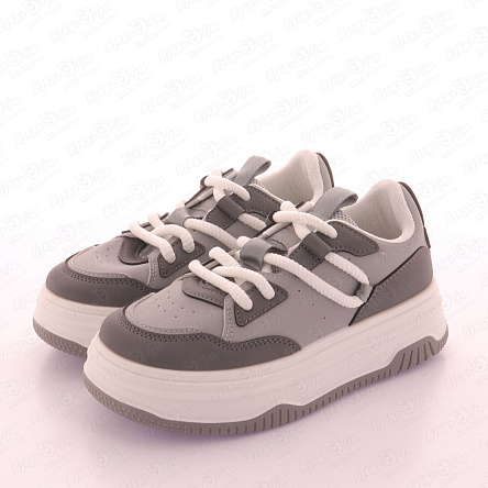 Кроссовки Tiburon в бело-серых тонах - фото 360