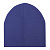Шапка однотонная синяя