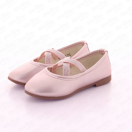 Туфли Pasito с эластичными блестящими ремешками перламутровые - фото 360