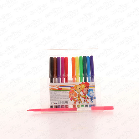 Фломастеры Фиксики 12цветов - фото 360