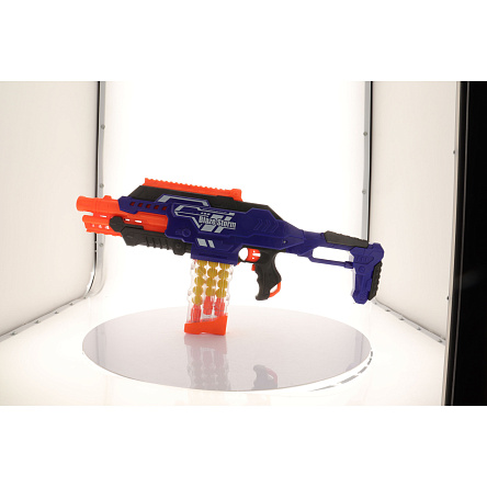 Бластер BLAZE STORM на батарейках обойма 25зарядов  - фото 360