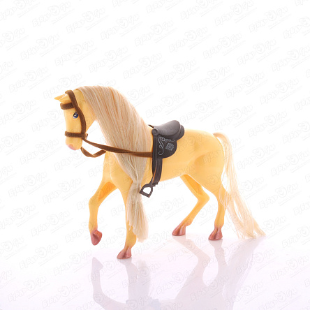 Лошадь Paradise Horse бежевая с белой гривой - фото 360