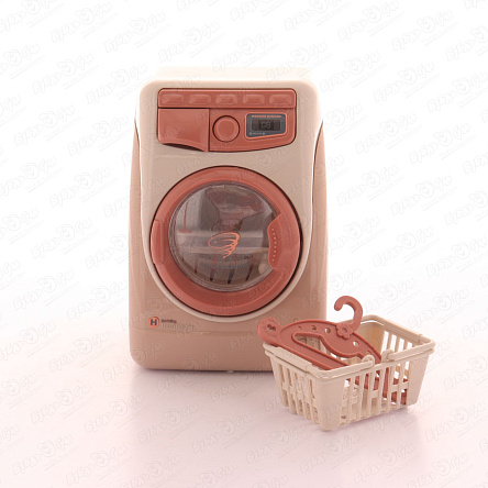 Игровой набор Lanson Toys стиральная машина с аксессуарами бежевая - фото 360