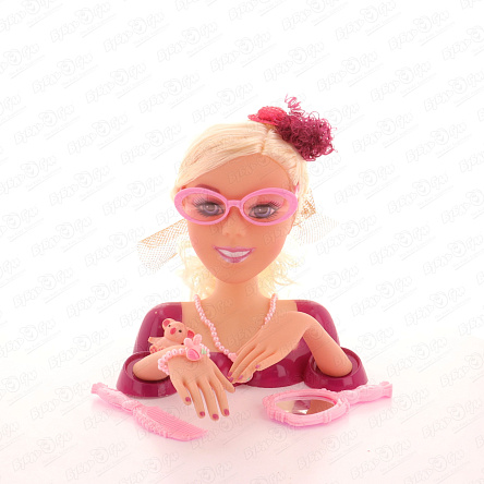 Манекен для создания причесок Lanson Toys блондинка с аксессуарами - фото 360