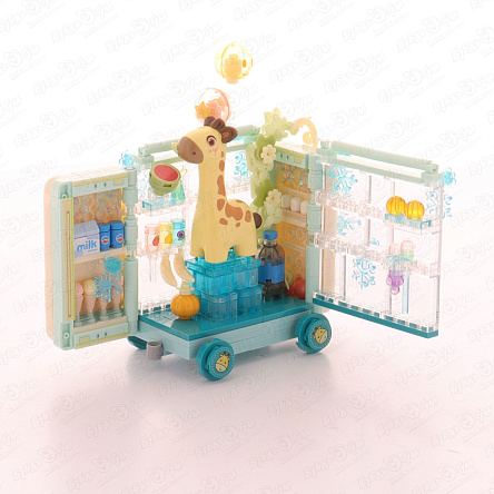 Конструктор Вагончика с молочными коктейлями и жирафом   - фото 360