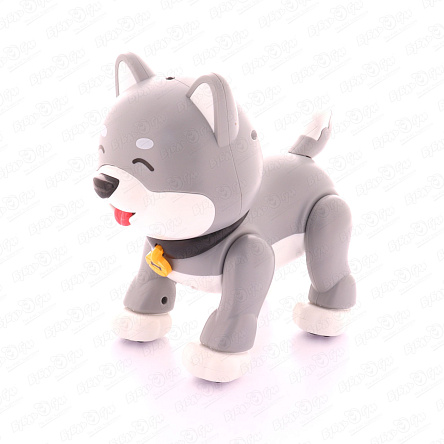 Робот Хаски интерактивный озвученный серый с 3лет - фото 360